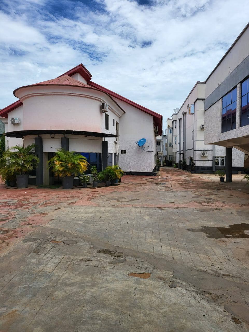 Inside the compound